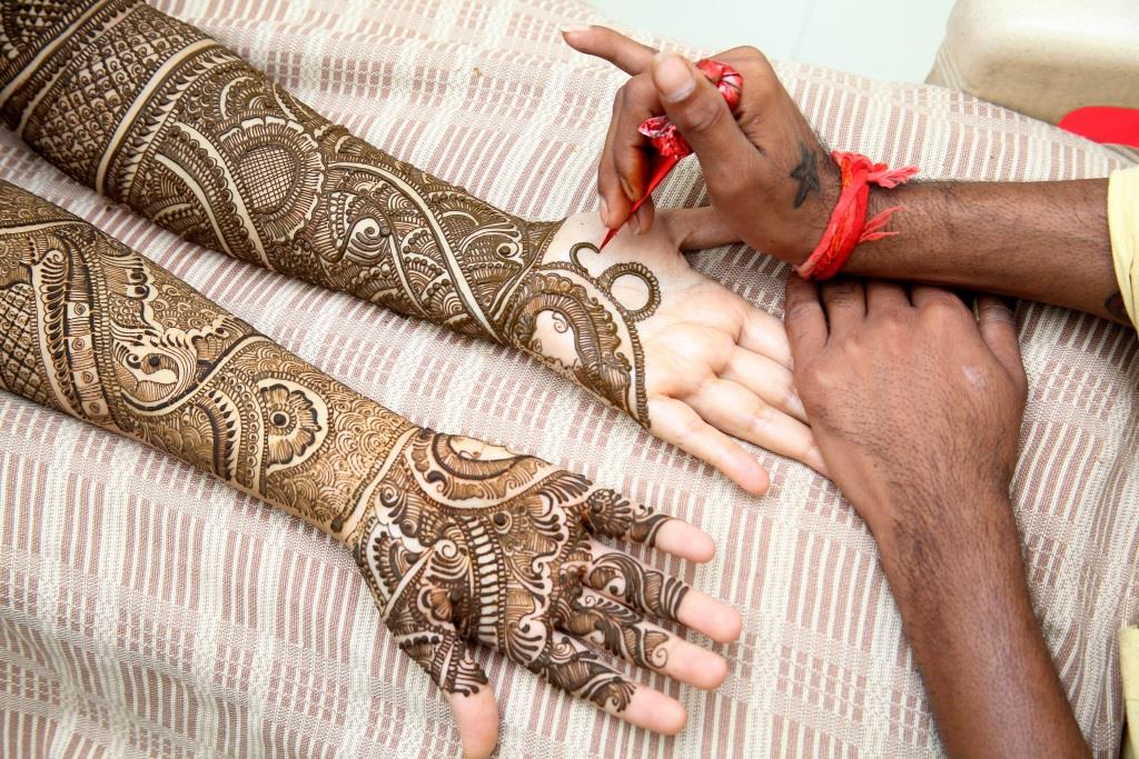 Henna being