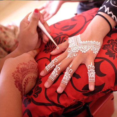 White Henna Artist Near You in Dubai