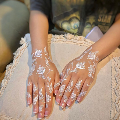 White Henna Services in Dubai